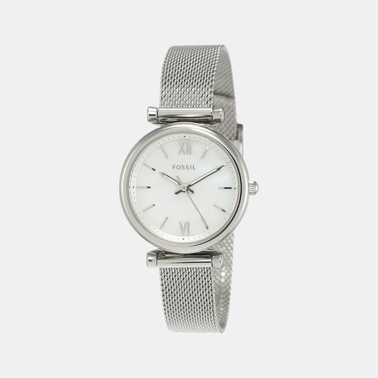 Fossil Round White Analog watch