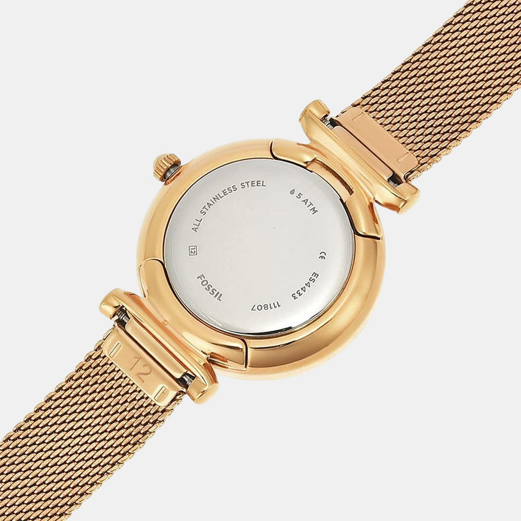Fossil Women Round White watch