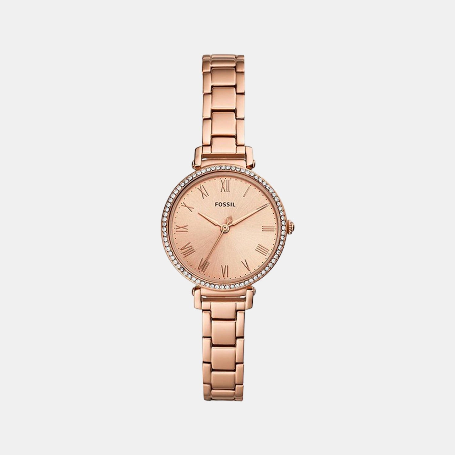 Female Rose Gold Analog Stainless Steel Watch ES4447