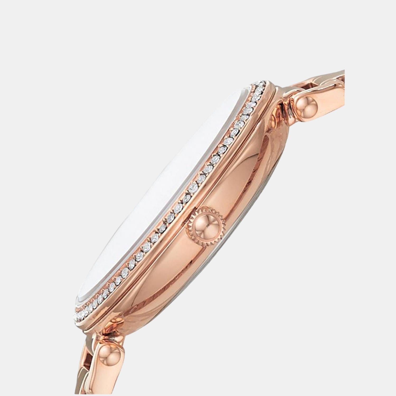 Fossil Women Round Rose Gold watch