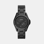 Fossil Round Black Multi-Function watch