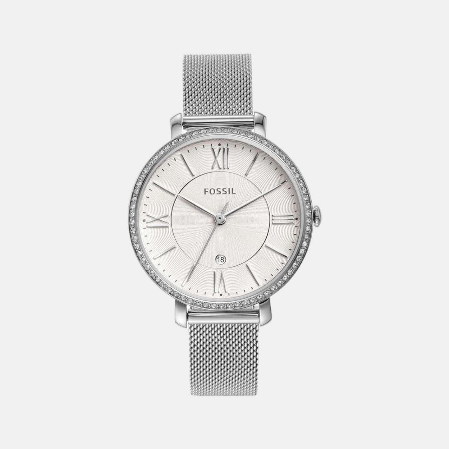 Female Silver Analog Stainless Steel Watch ES4627
