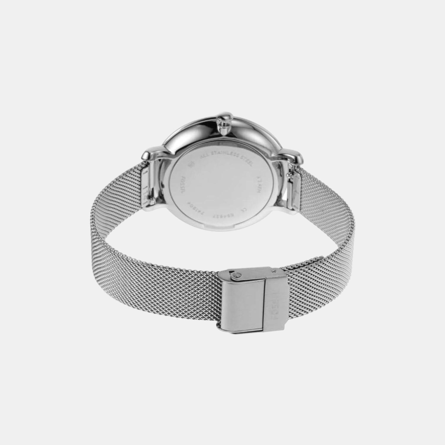 Fossil Women Round Silver watch