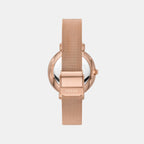 Jacqueline Women Quartz Rose Gold Dial Analog Stainless Steel Watch ES4628