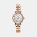 Fossil Round White Analog watch