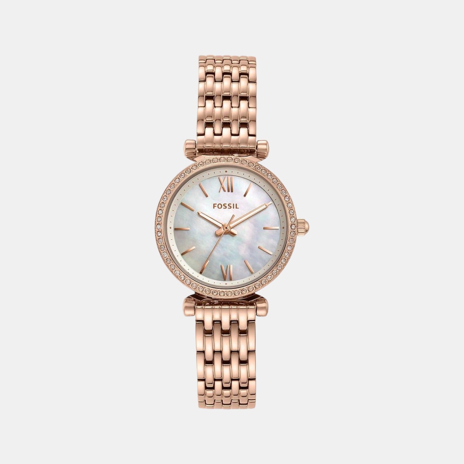 Fossil Round White Analog watch