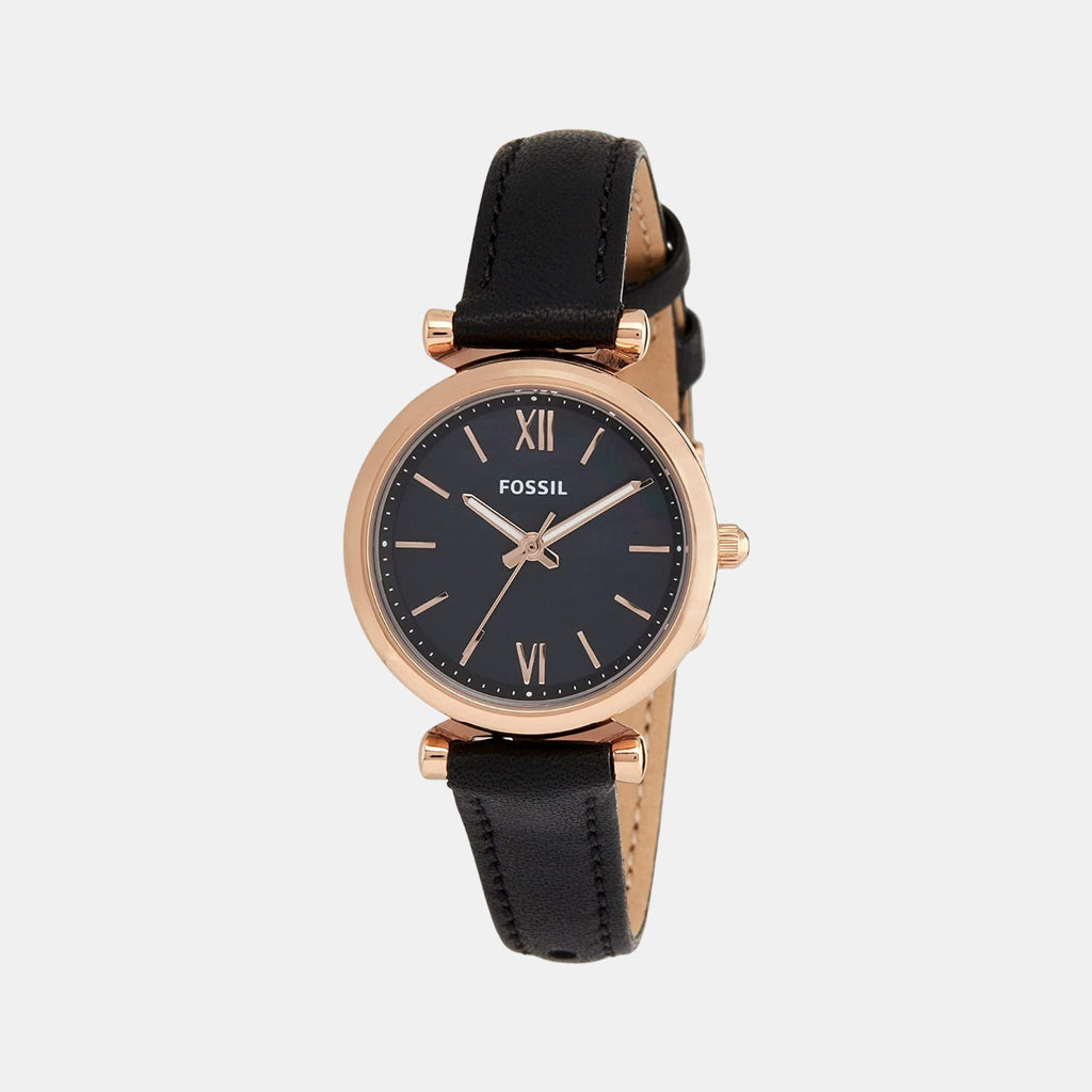 Fossil Round Black Analog watch