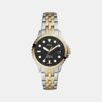Fossil Round Silver Analog watch
