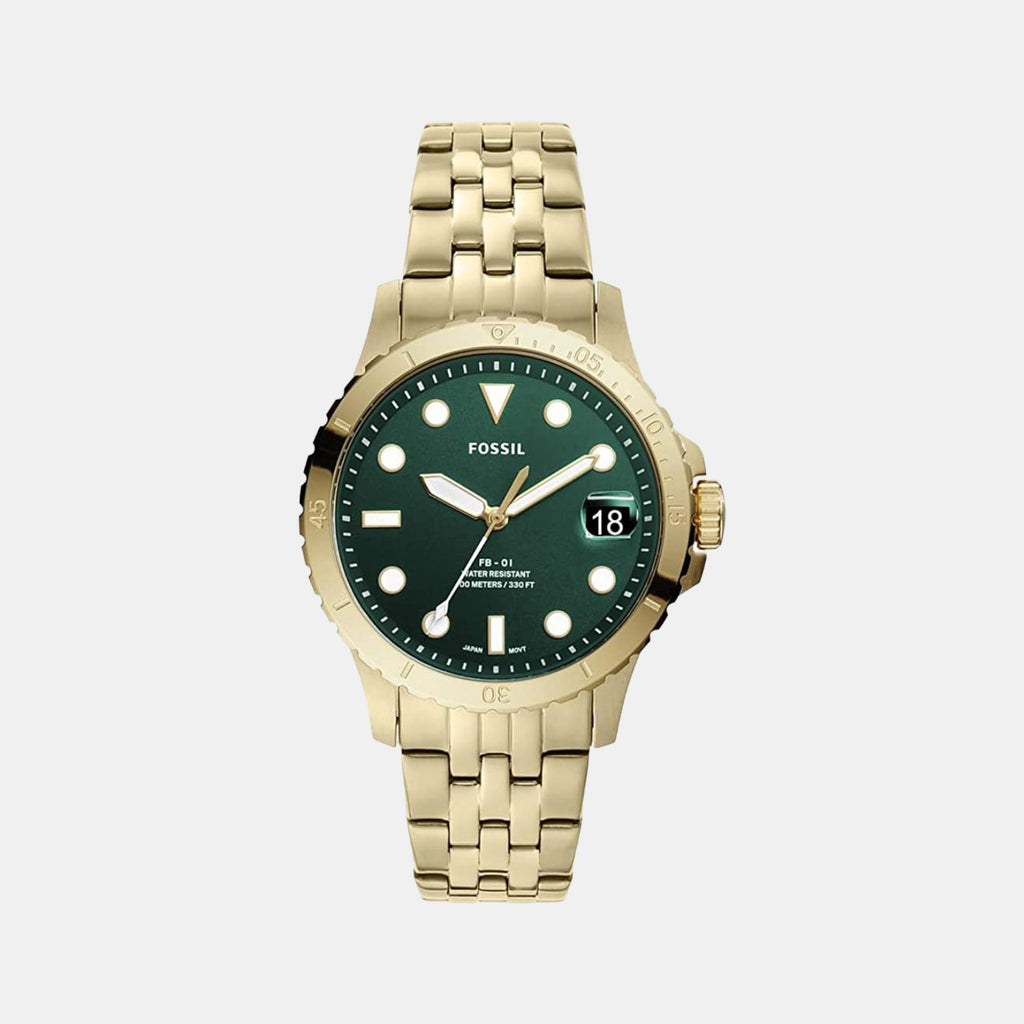 Fossil Round Green Analog watch