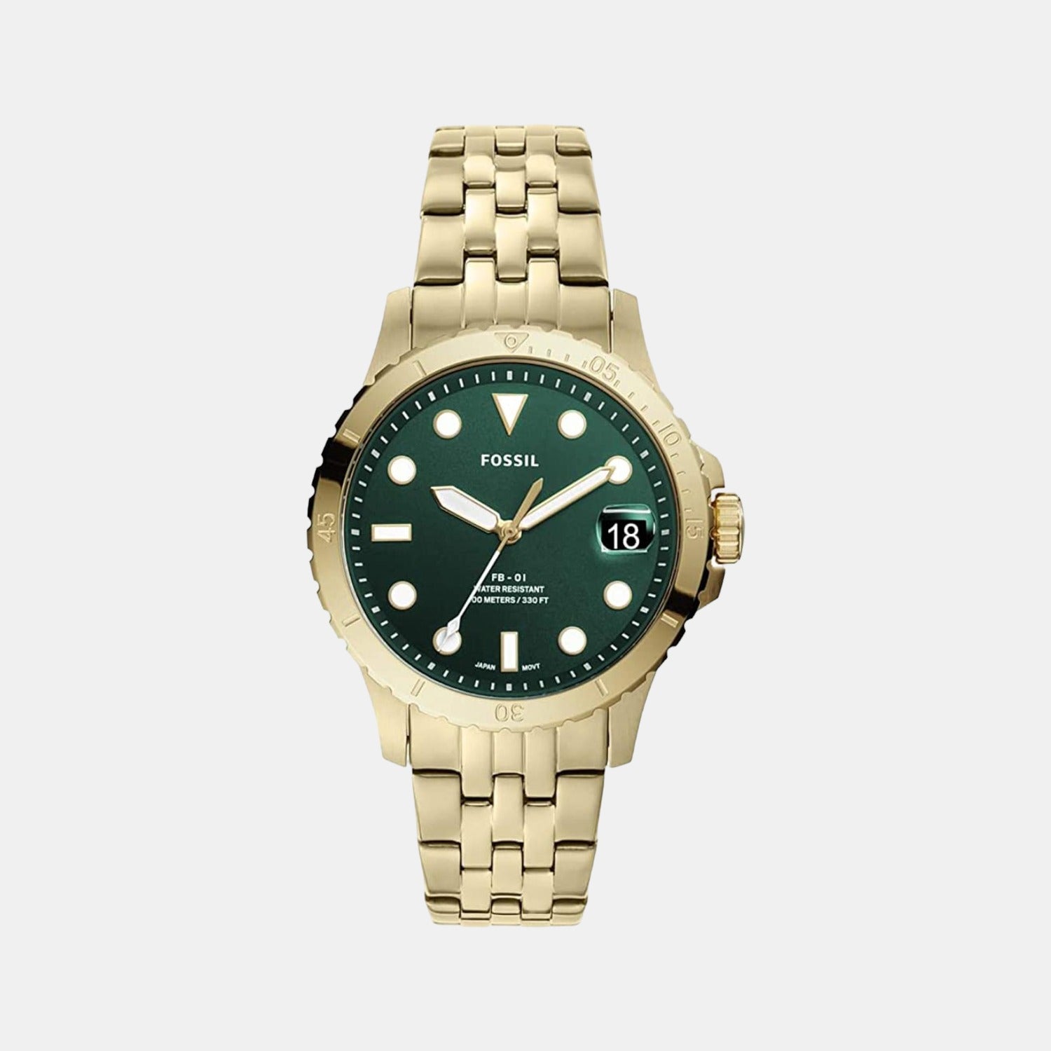 Fossil Round Green Analog watch