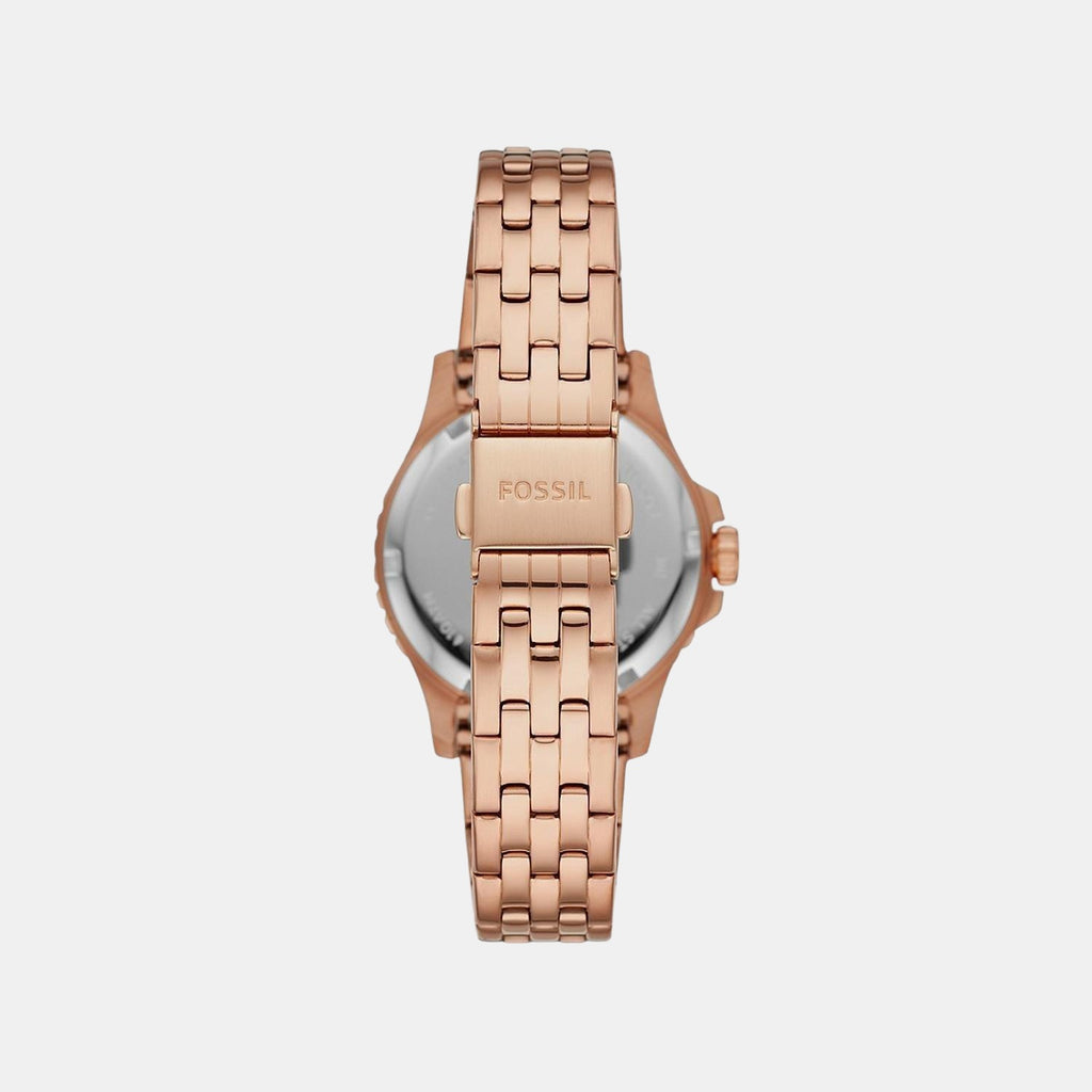 Fossil Women Round Rose Gold watch