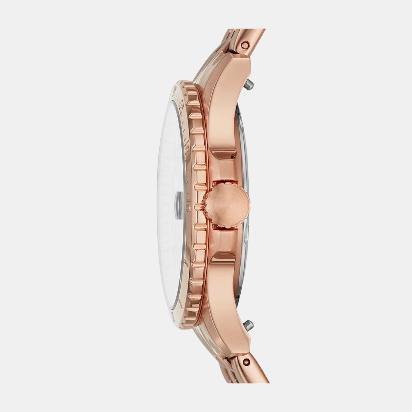 Female Rose Gold Analog Stainless Steel Watch ES4748