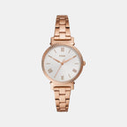 Fossil Round Silver Analog watch