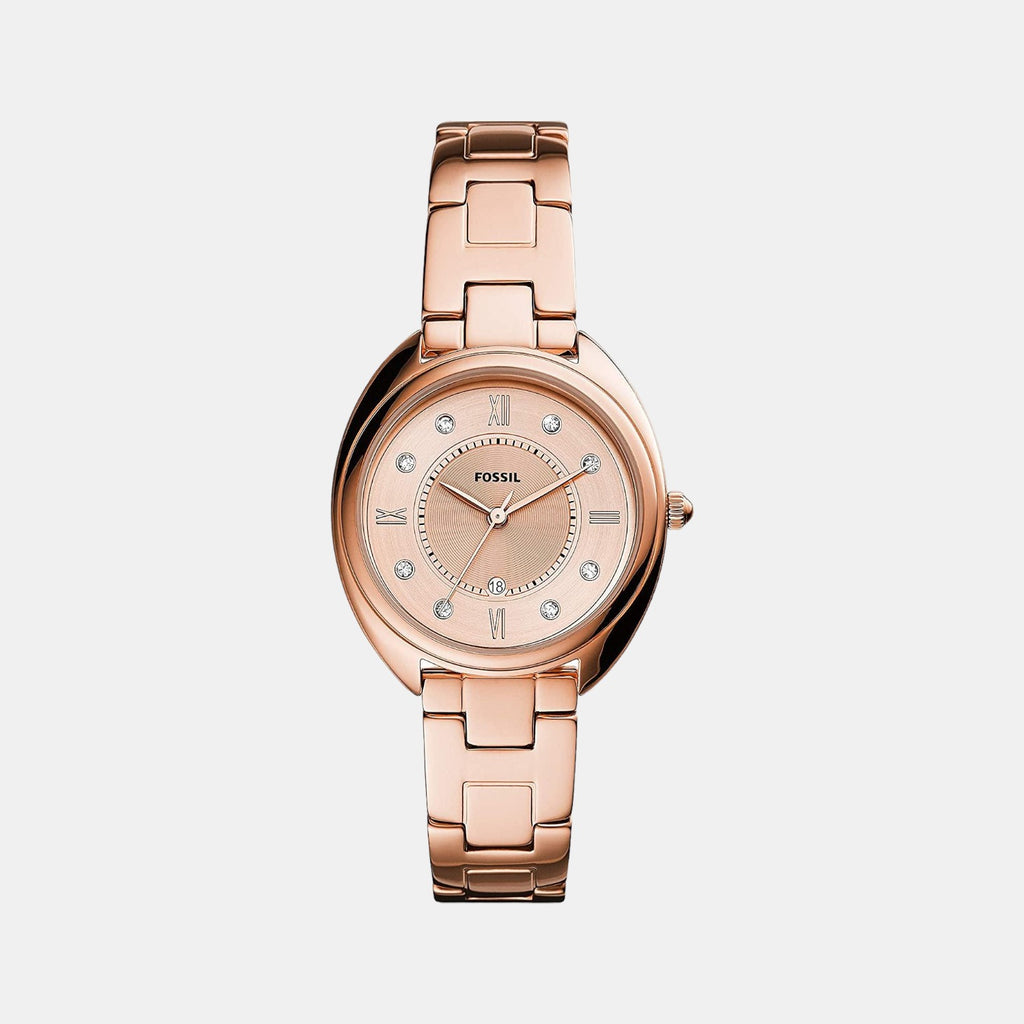 Fossil Round Rose Gold Analog watch