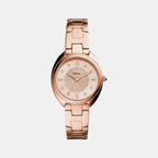 Fossil Round Rose Gold Analog watch