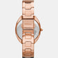 Female Rose Gold Analog Stainless Steel Watch ES5070