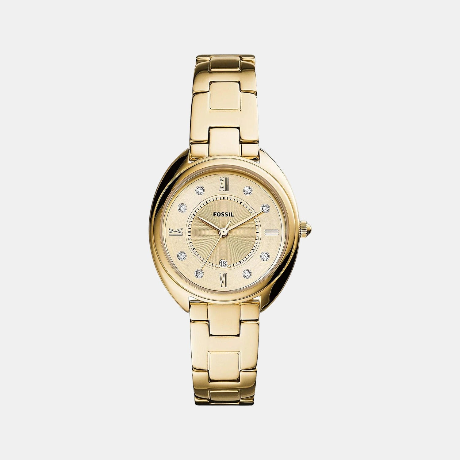 Fossil Round Gold Analog watch