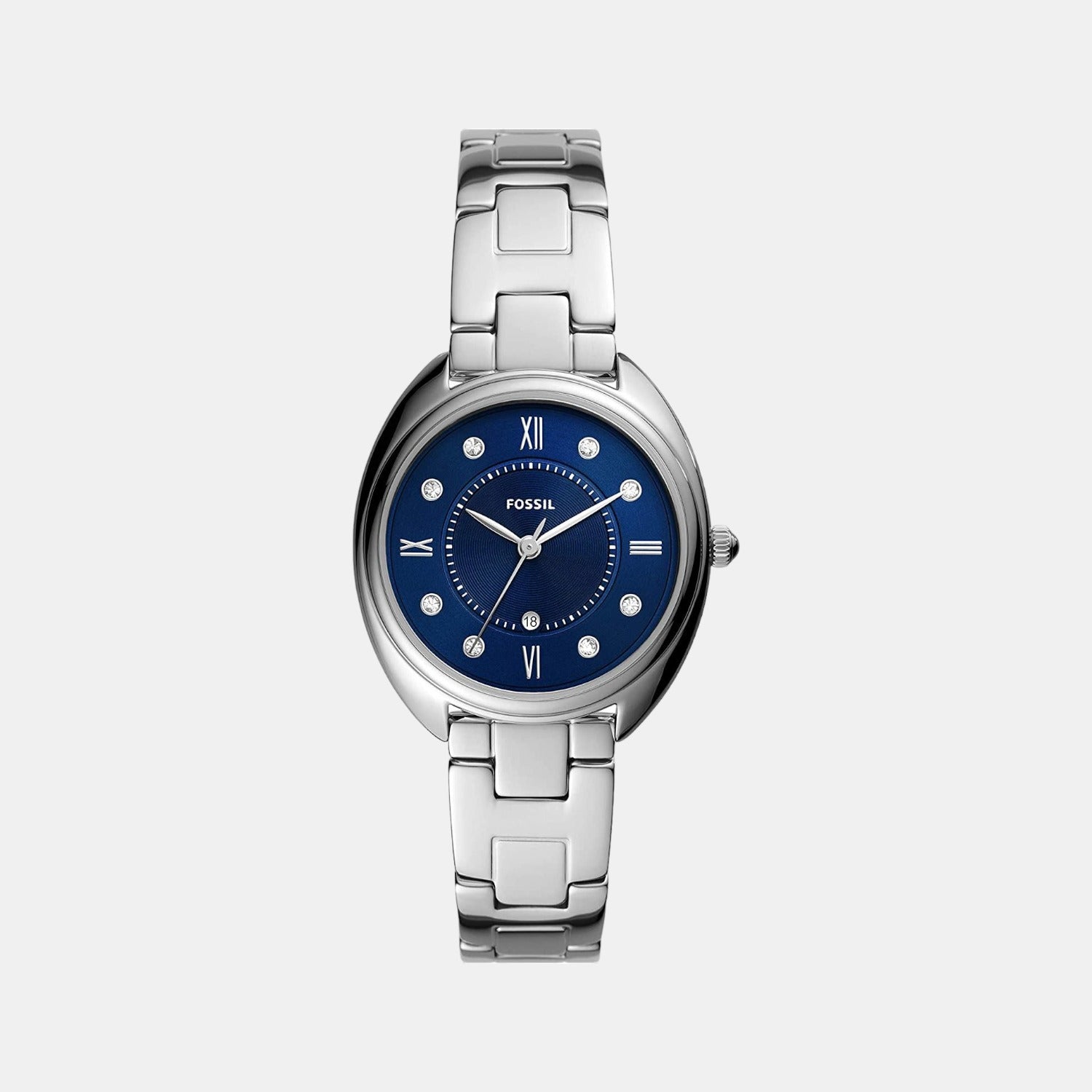 Fossil Round Blue Analog watch