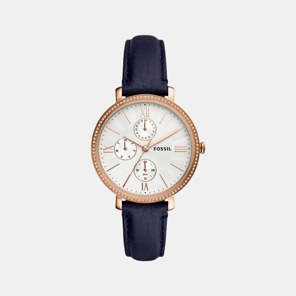 Fossil Round Silver Chronograph watch