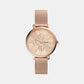 Female Rose Gold Stainless Steel Chronograph Watch ES5098