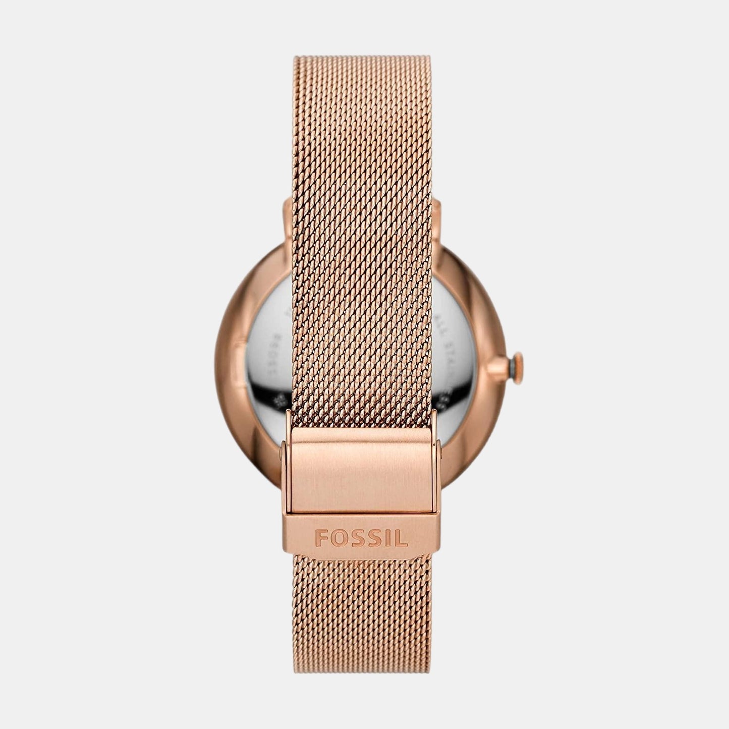 Female Rose Gold Stainless Steel Chronograph Watch ES5098