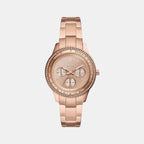 Fossil Round Rose Gold Multi-Function watch