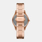 Female Rose Gold Stainless Steel Chronograph Watch ES5106