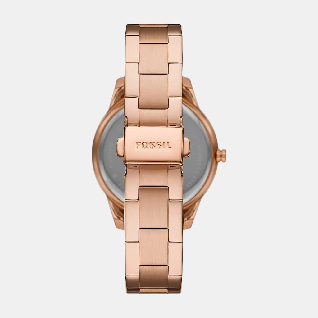 Fossil Women Round Rose Gold watch