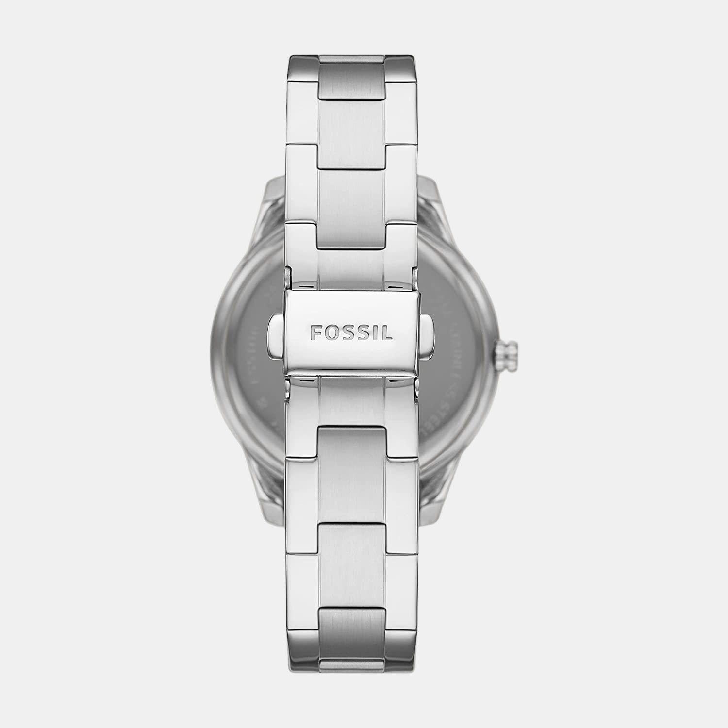 Fossil Women Round Silver watch