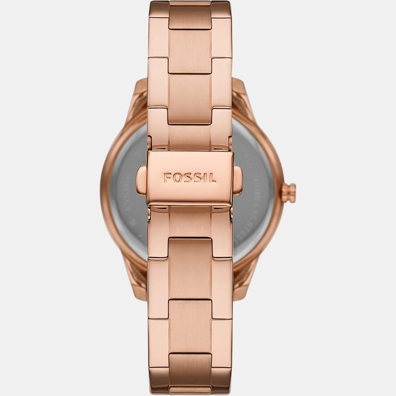 Fossil Women Round Brown watch