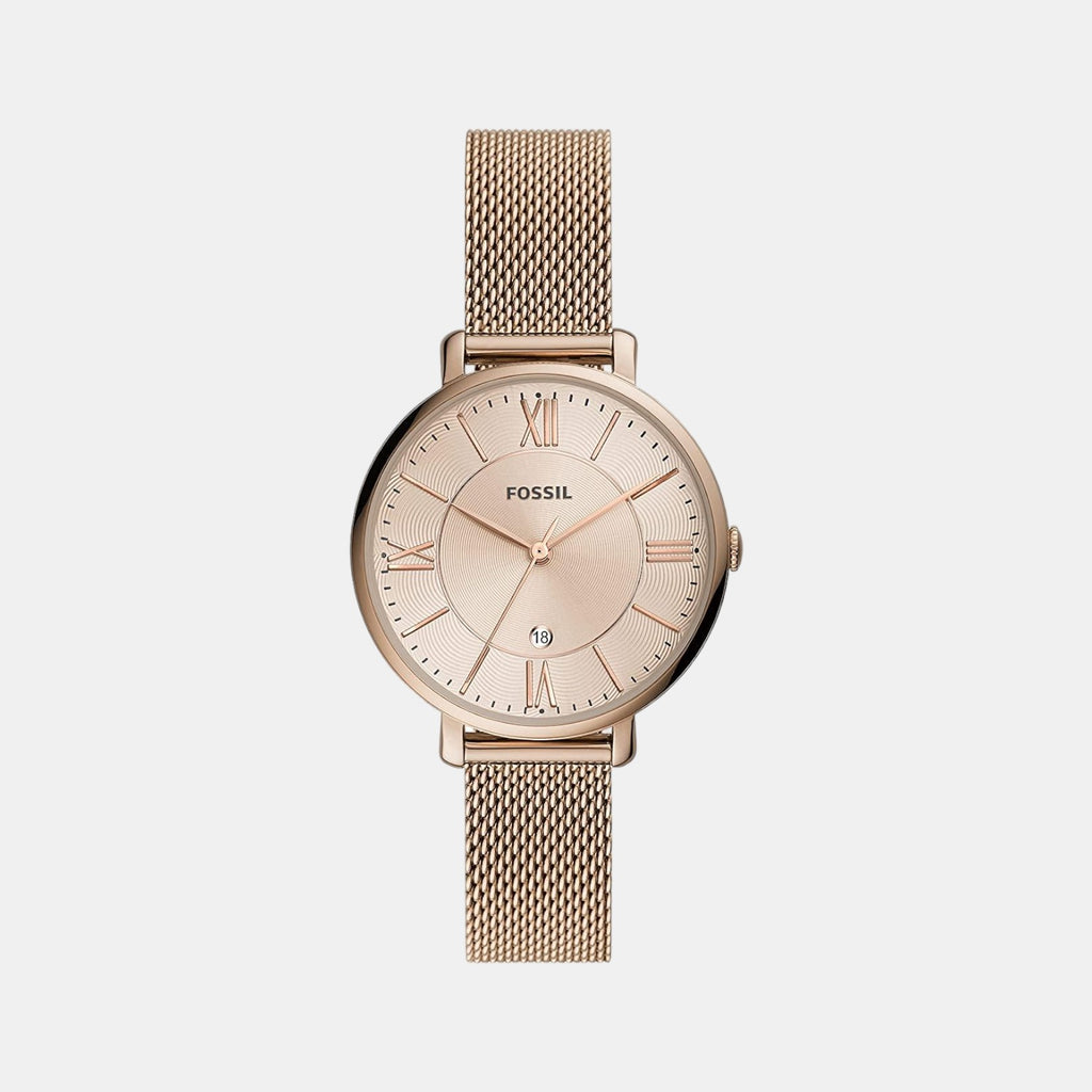 Fossil Round Beige Analog watch