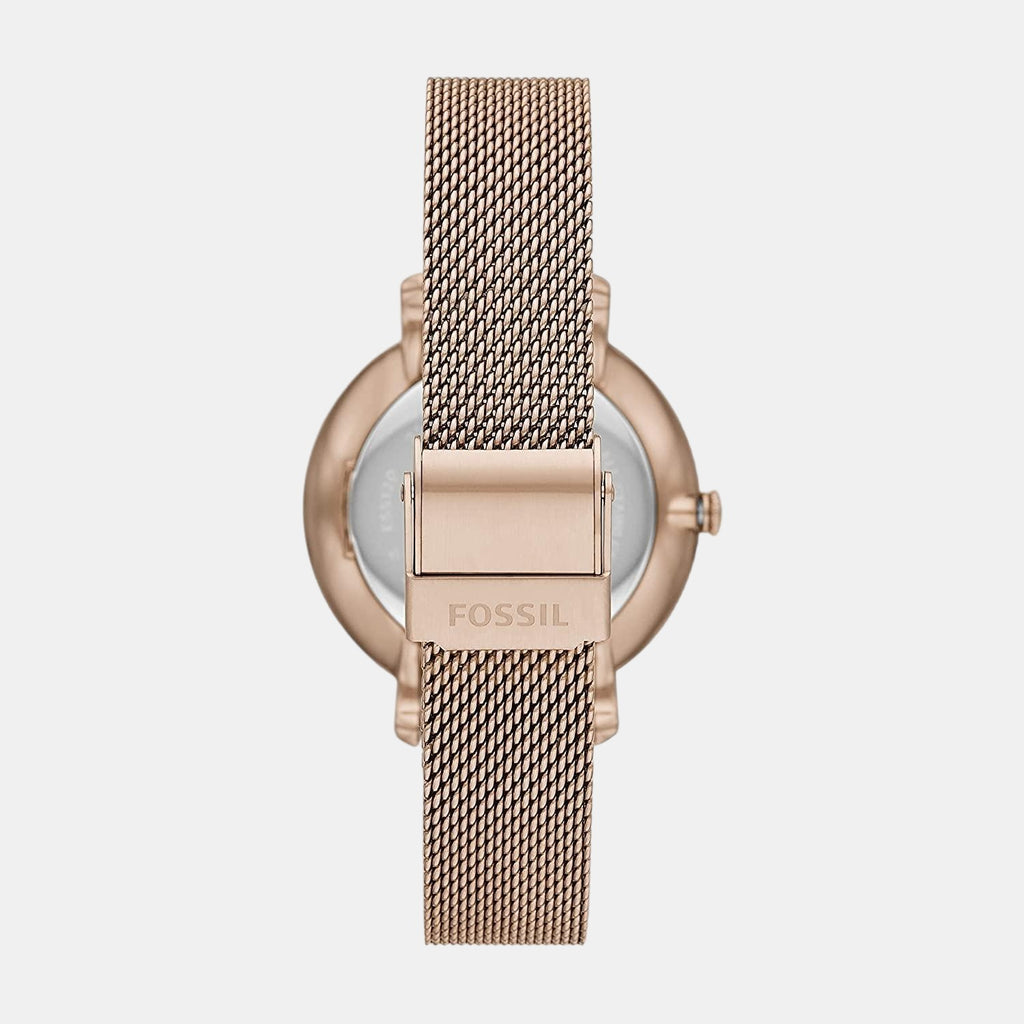 Fossil Women Round Beige watch