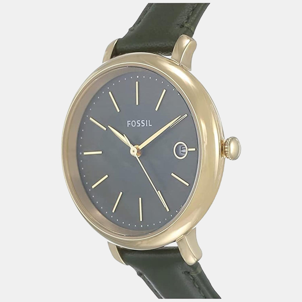 Fossil Women Round Green watch