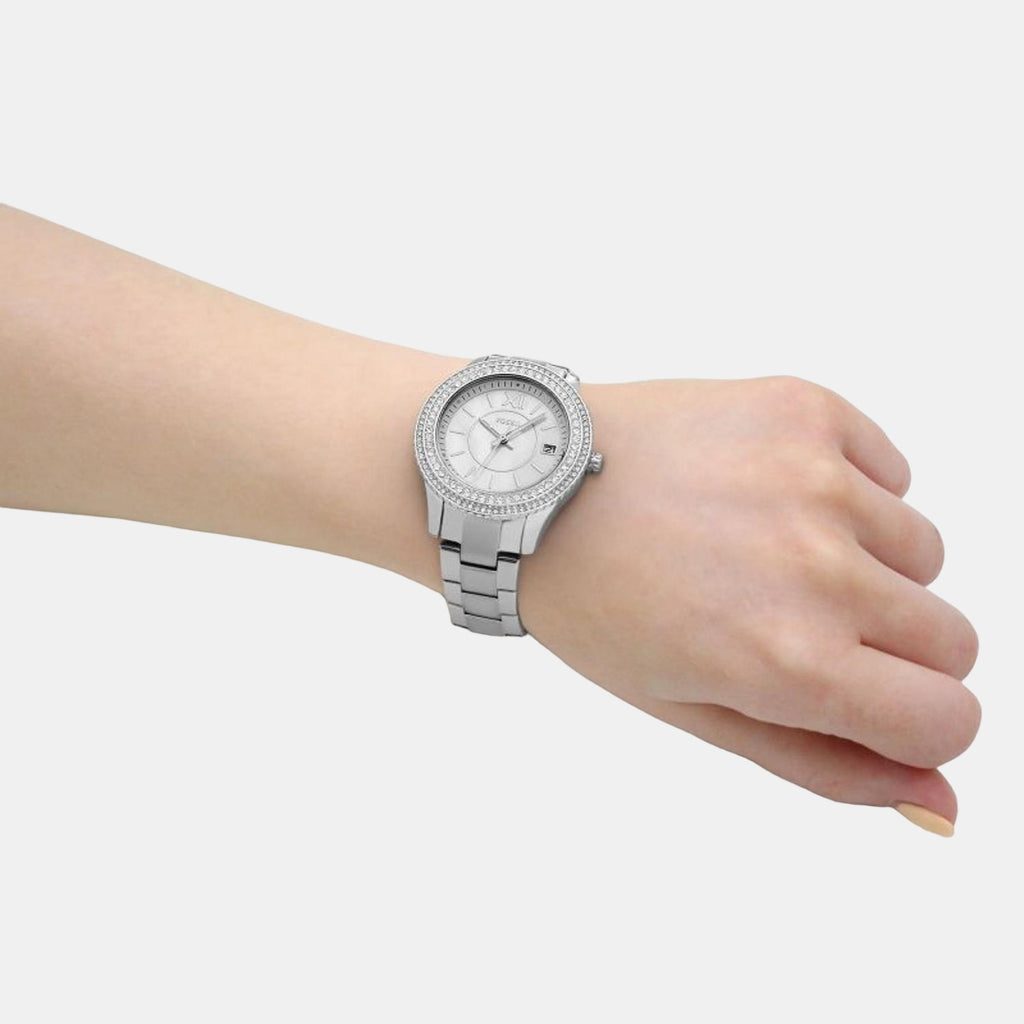 Fossil 37 mm Silver Quartz watch