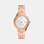 Fossil Round White Analog watch