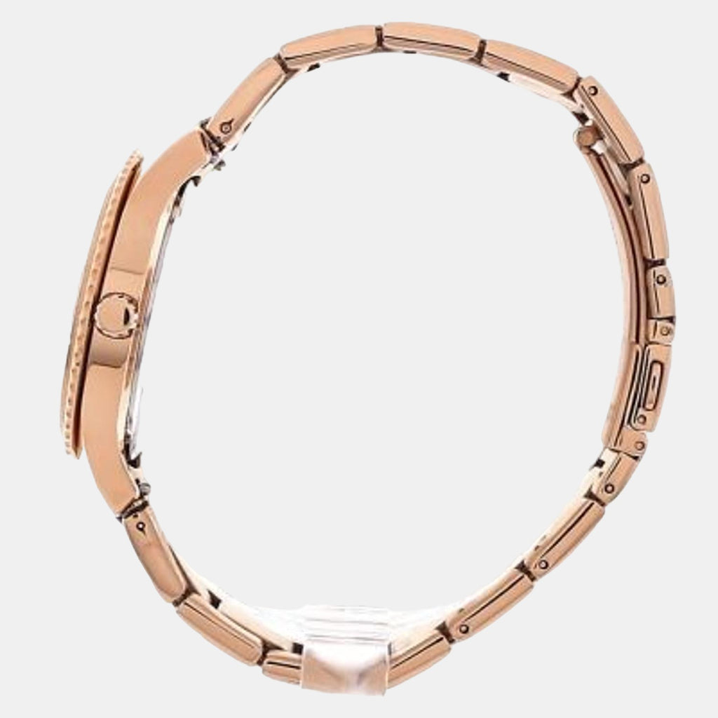 Stella Women Quartz Mother Of Pearl Dial Analog Stainless Steel Watch ES5131