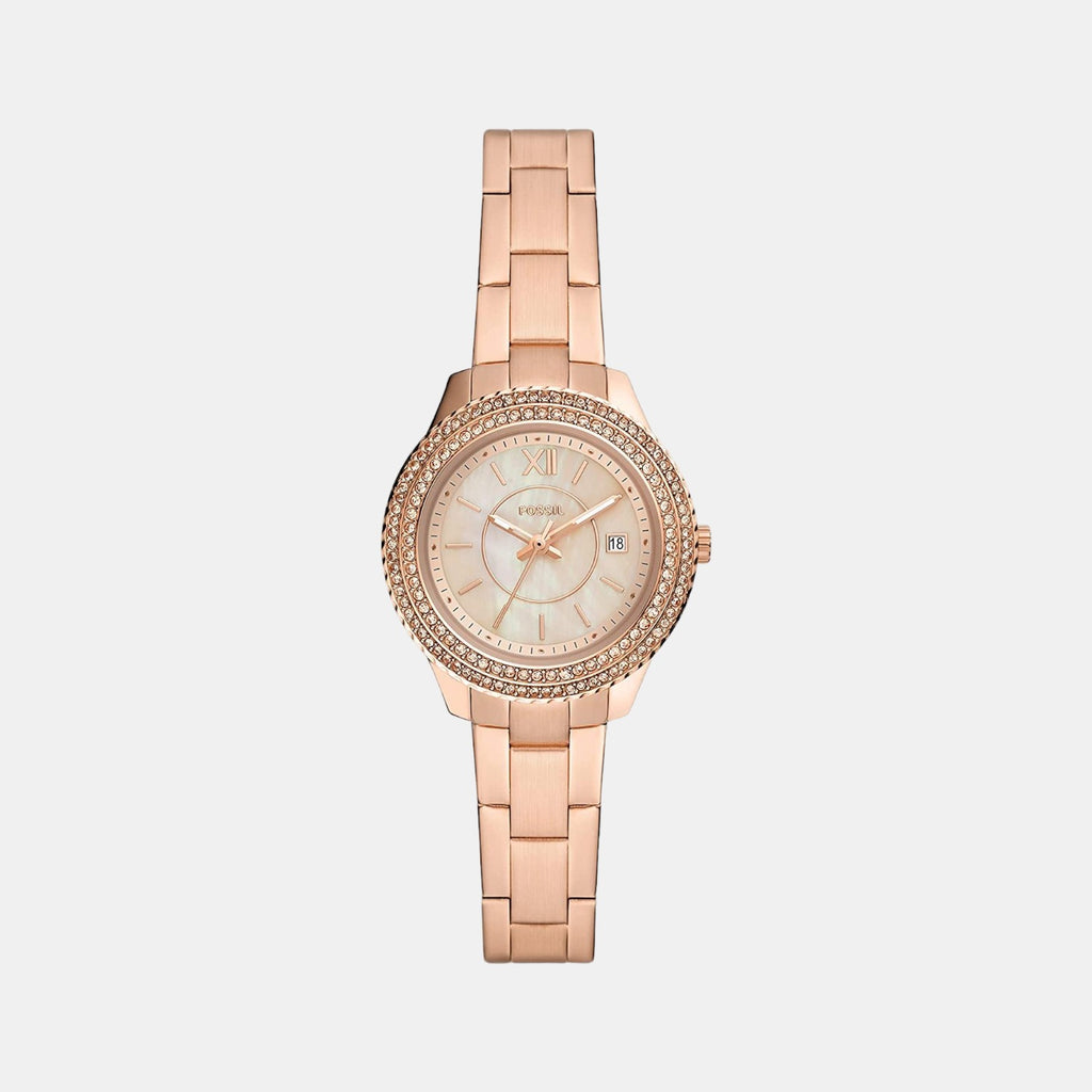 Fossil Round Rose Gold Analog watch