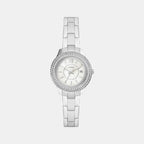 Fossil Round White Analog watch