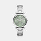 Female Green Analog Stainless Steel Watch ES5157
