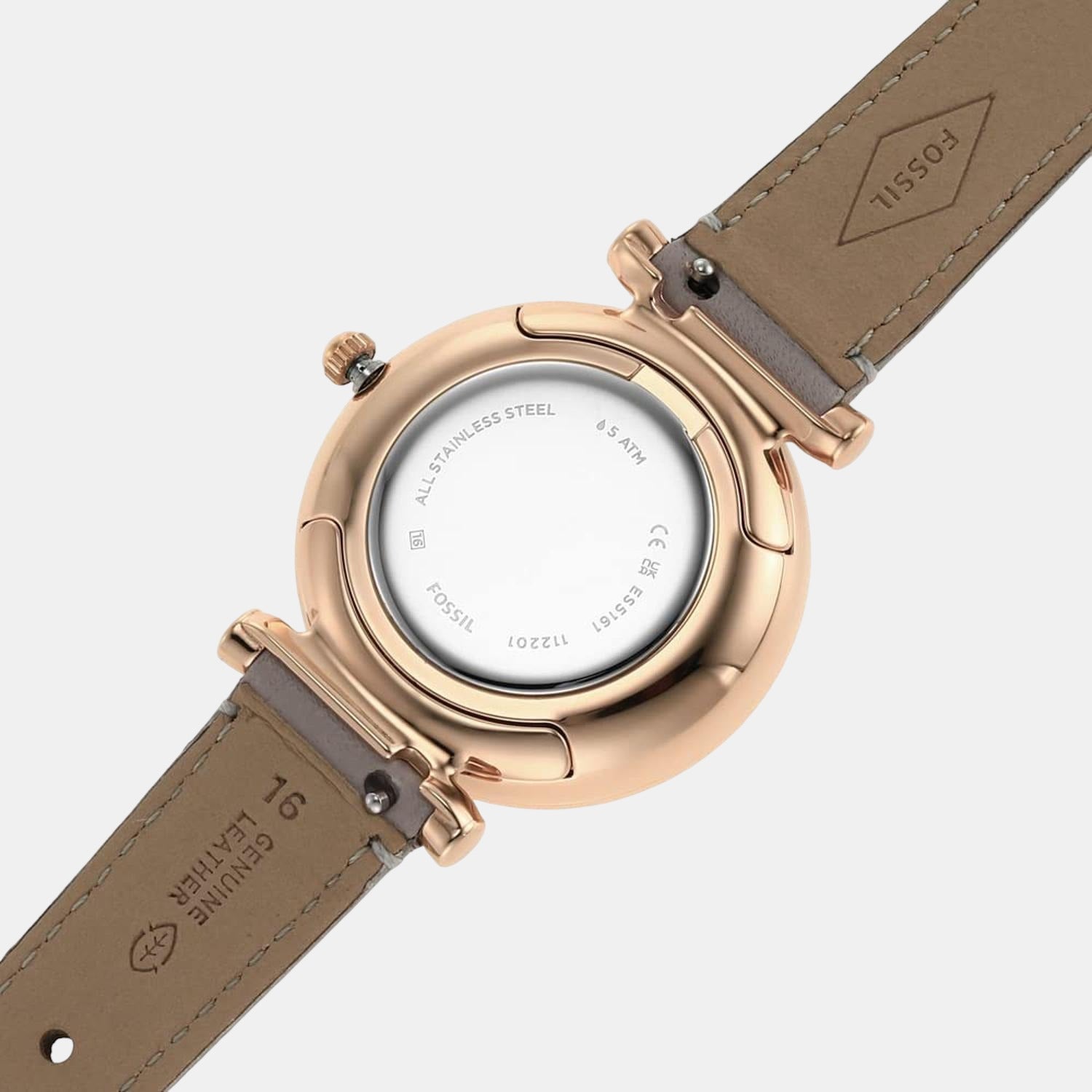 Fossil Women Round Silver watch