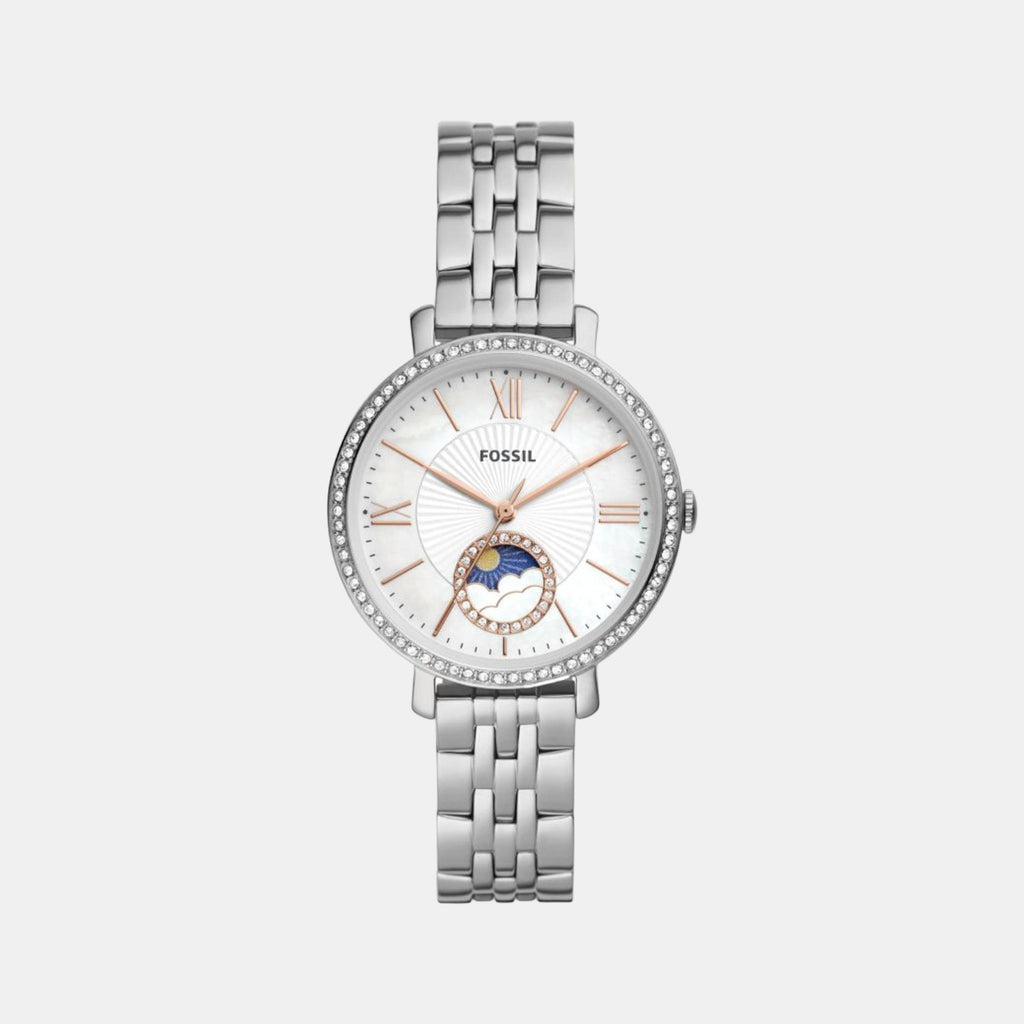 Fossil Round White Analog watch
