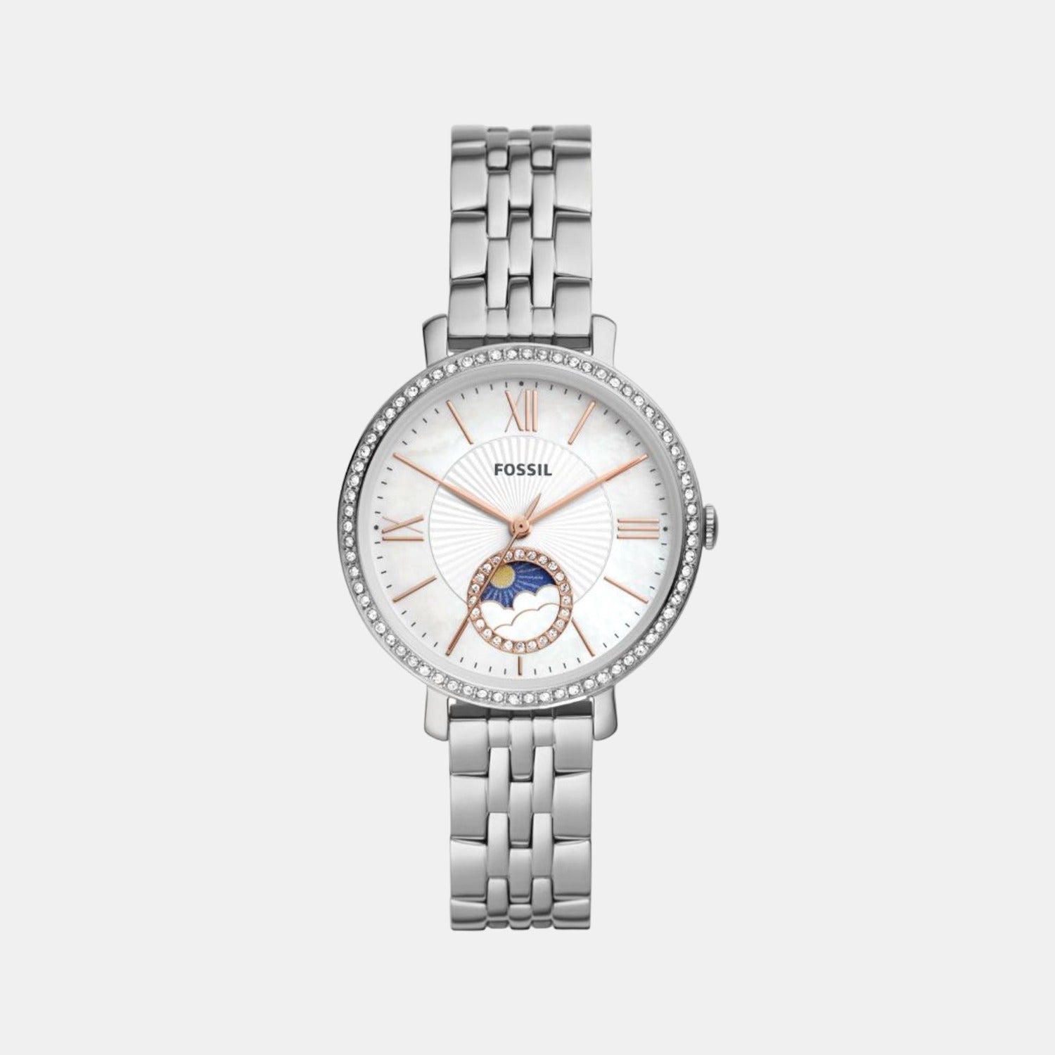 Fossil Round White Analog watch