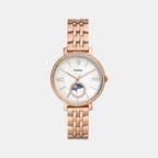 Fossil Round White Analog watch