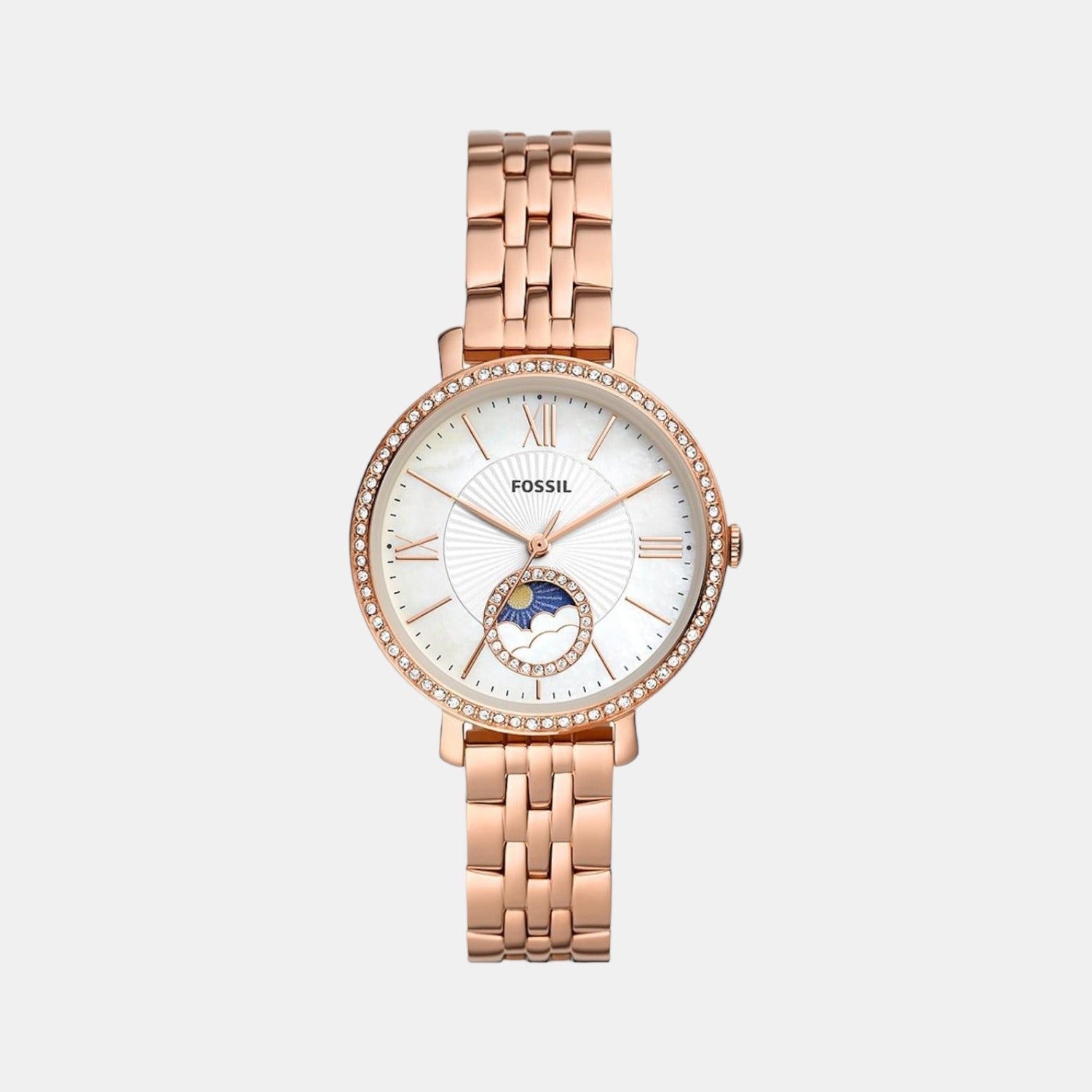 Fossil Round White Analog watch