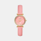 Fossil Round Pink Analog watch