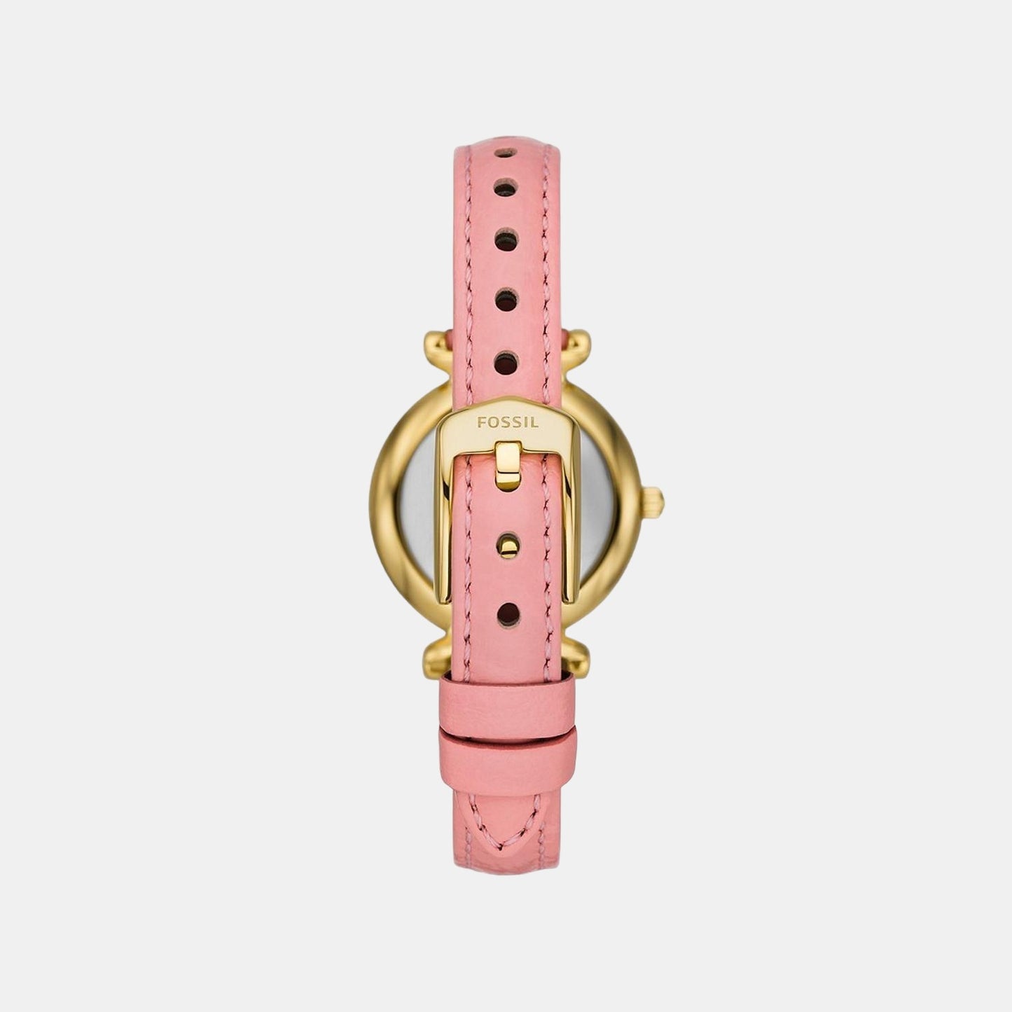 Female Pink Analog Leather Watch ES5177