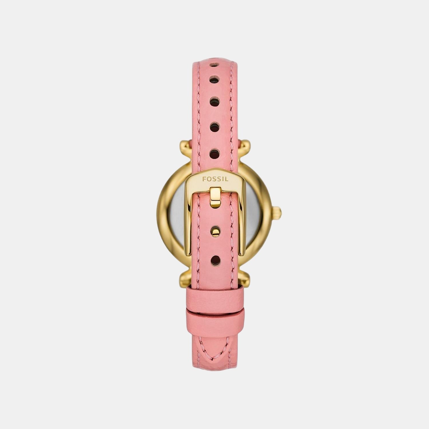 Fossil Women Round Pink watch