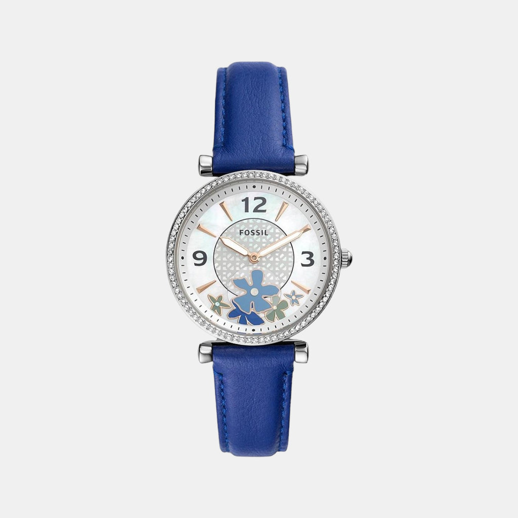 Fossil Round White Analog watch