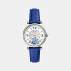 Fossil Round White Analog watch