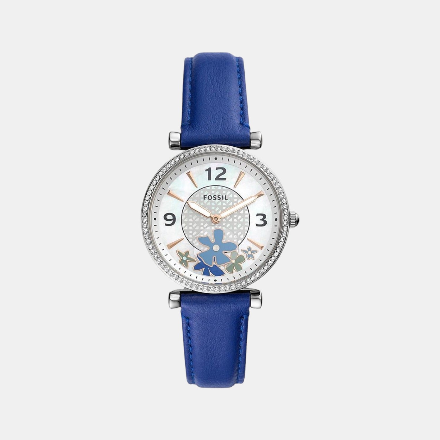 Fossil Round White Analog watch